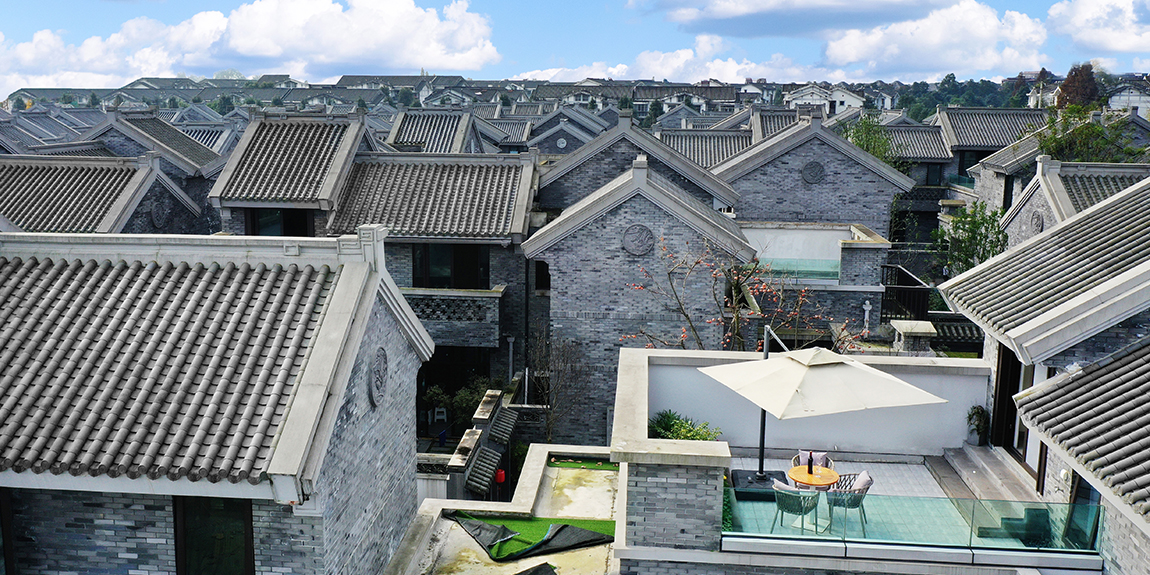 云南玉溪玉山城嵐園別墅羅曼尼瓦建造案例